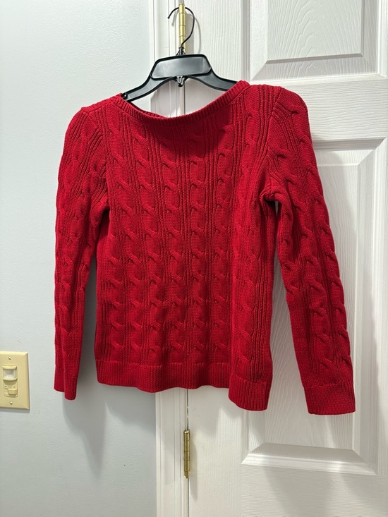 Ralph Lauren Black Label Sweaters - Lauren Ralph Lauren Black Label Classic Boatneck Cable Knit Sweater Size SP